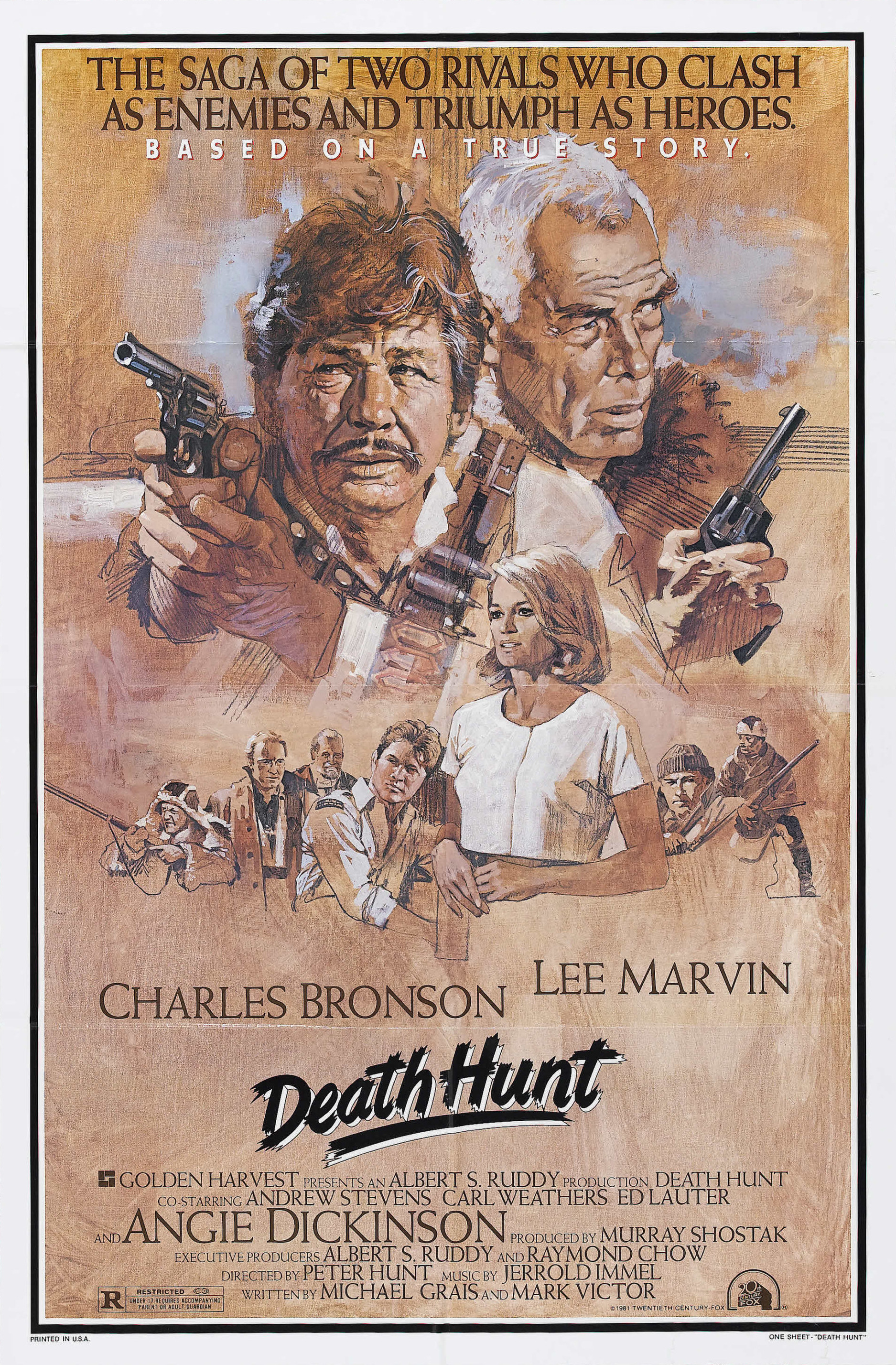 Mega Sized Movie Poster Image for Death Hunt 