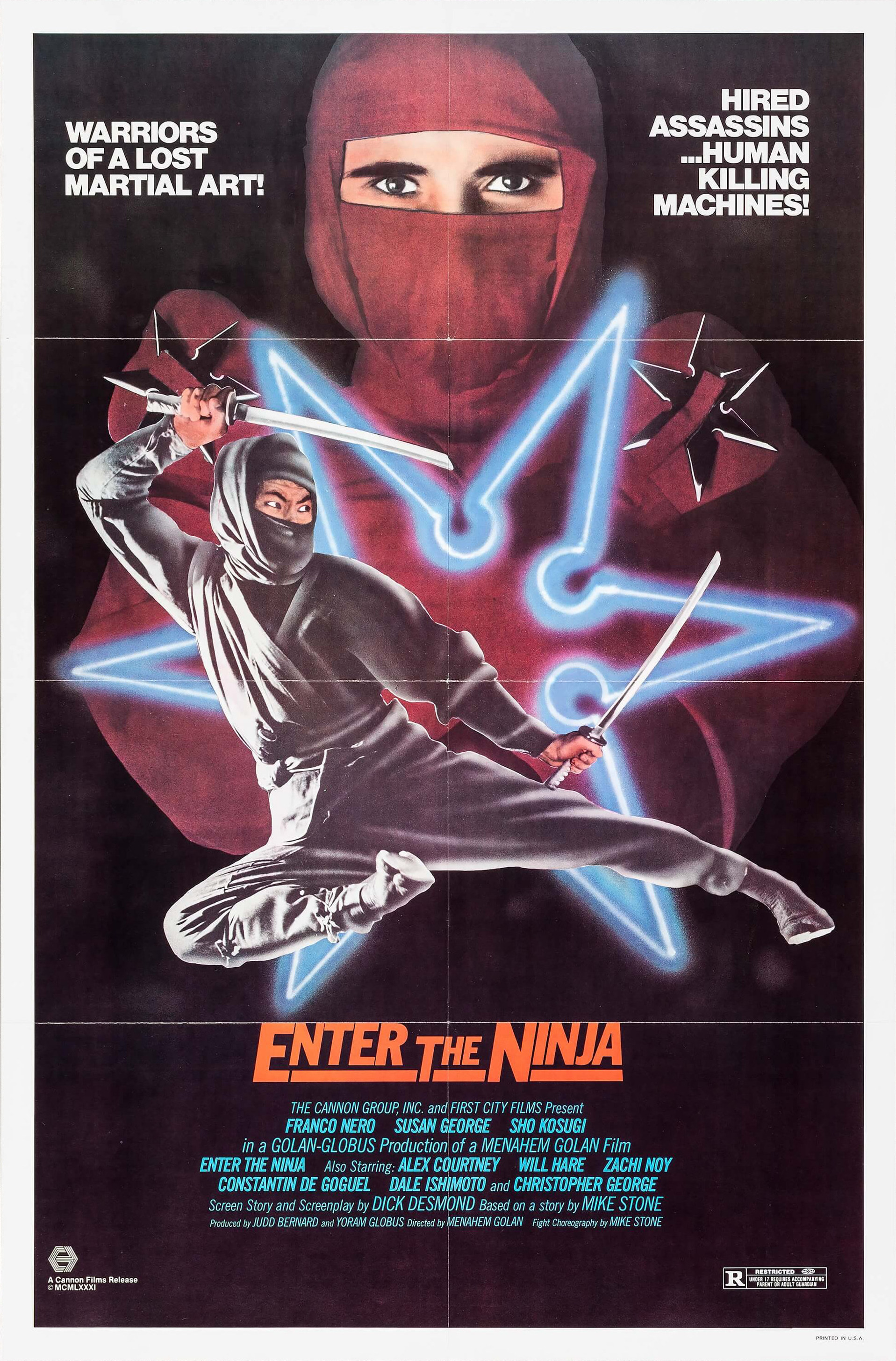 Mega Sized Movie Poster Image for Enter the Ninja (#2 of 2)