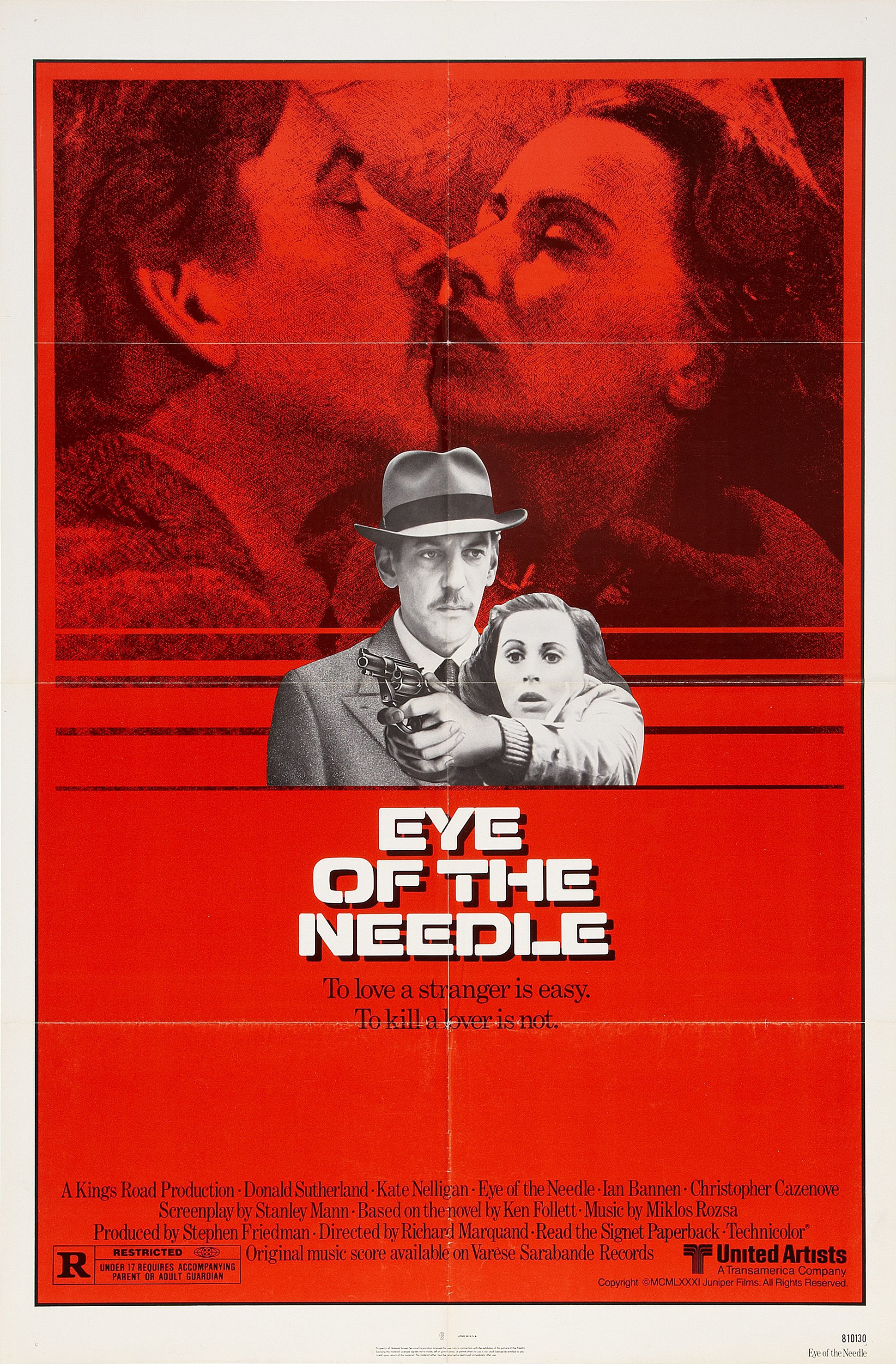 Mega Sized Movie Poster Image for Eye of the Needle (#1 of 3)