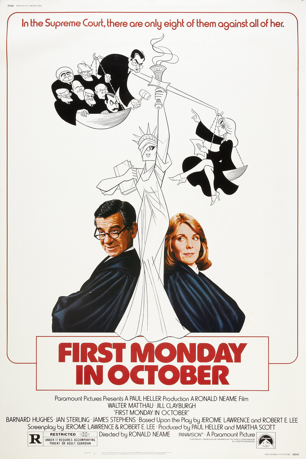 Extra Large Movie Poster Image for First Monday in October 