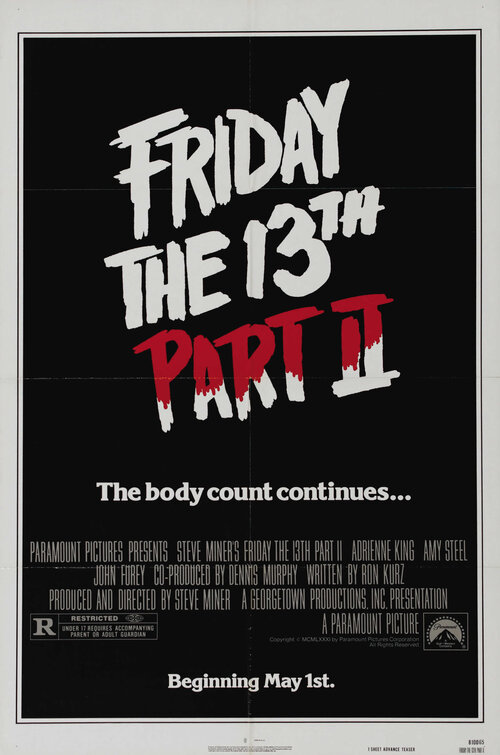 Friday the 13th Part 2 Movie Poster