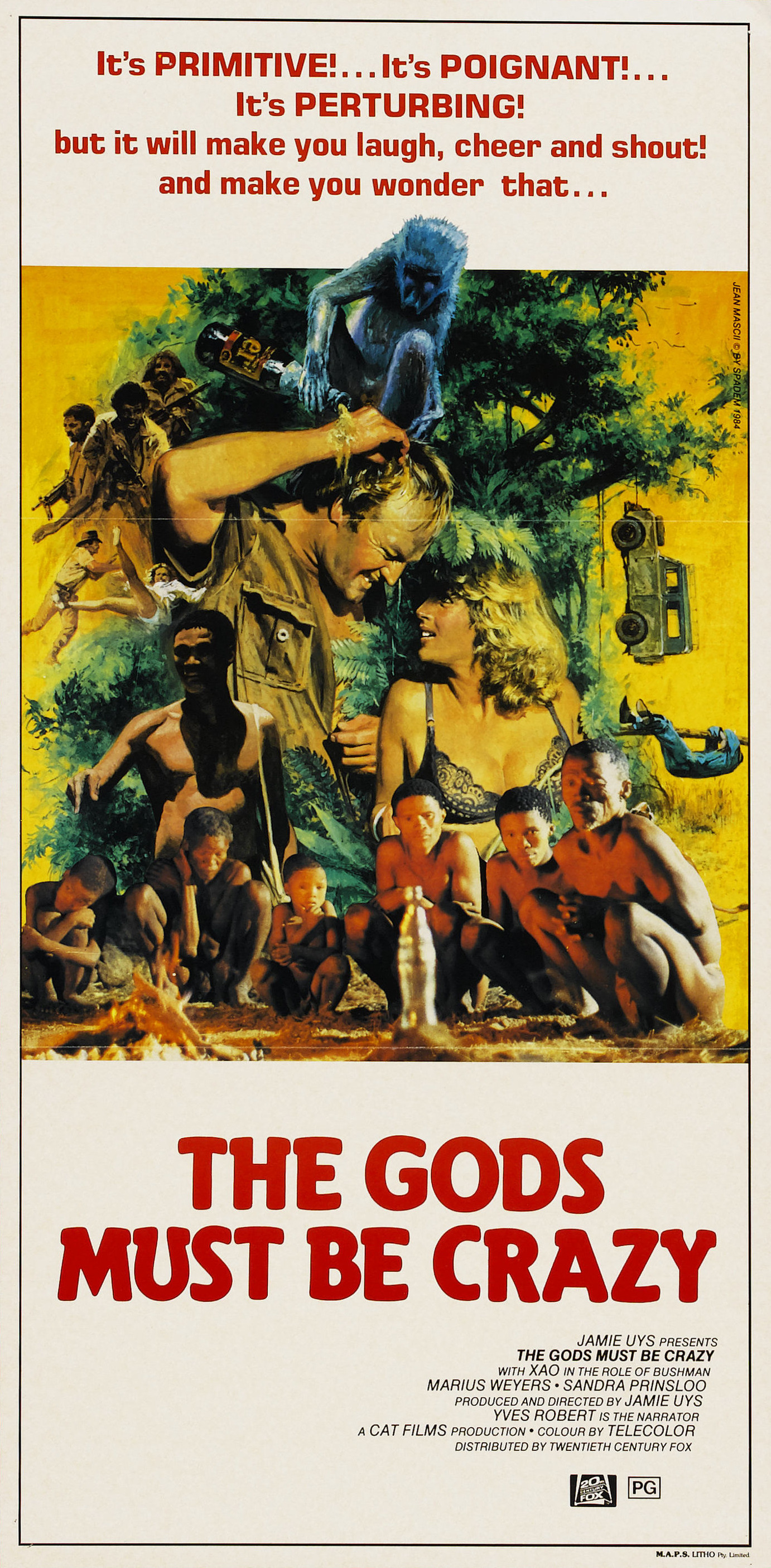 Mega Sized Movie Poster Image for The Gods Must Be Crazy (#4 of 4)