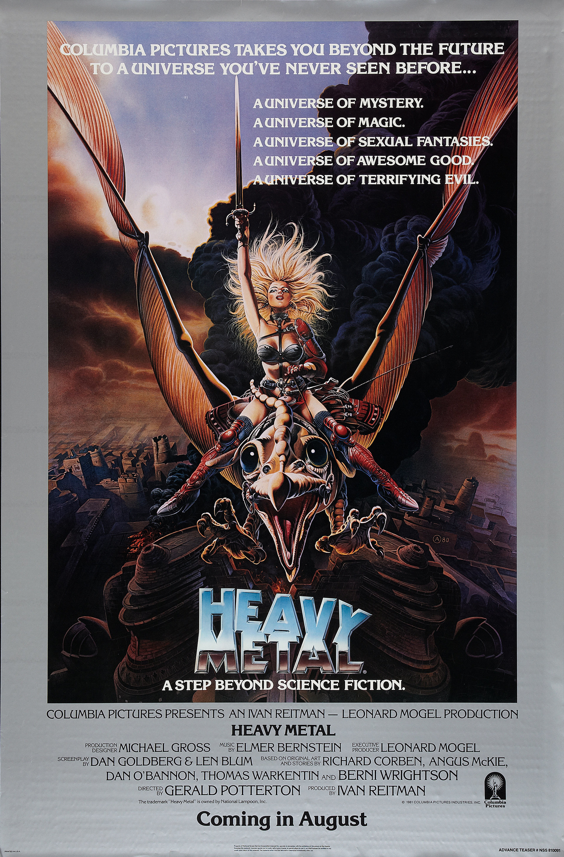 Mega Sized Movie Poster Image for Heavy Metal (#1 of 3)