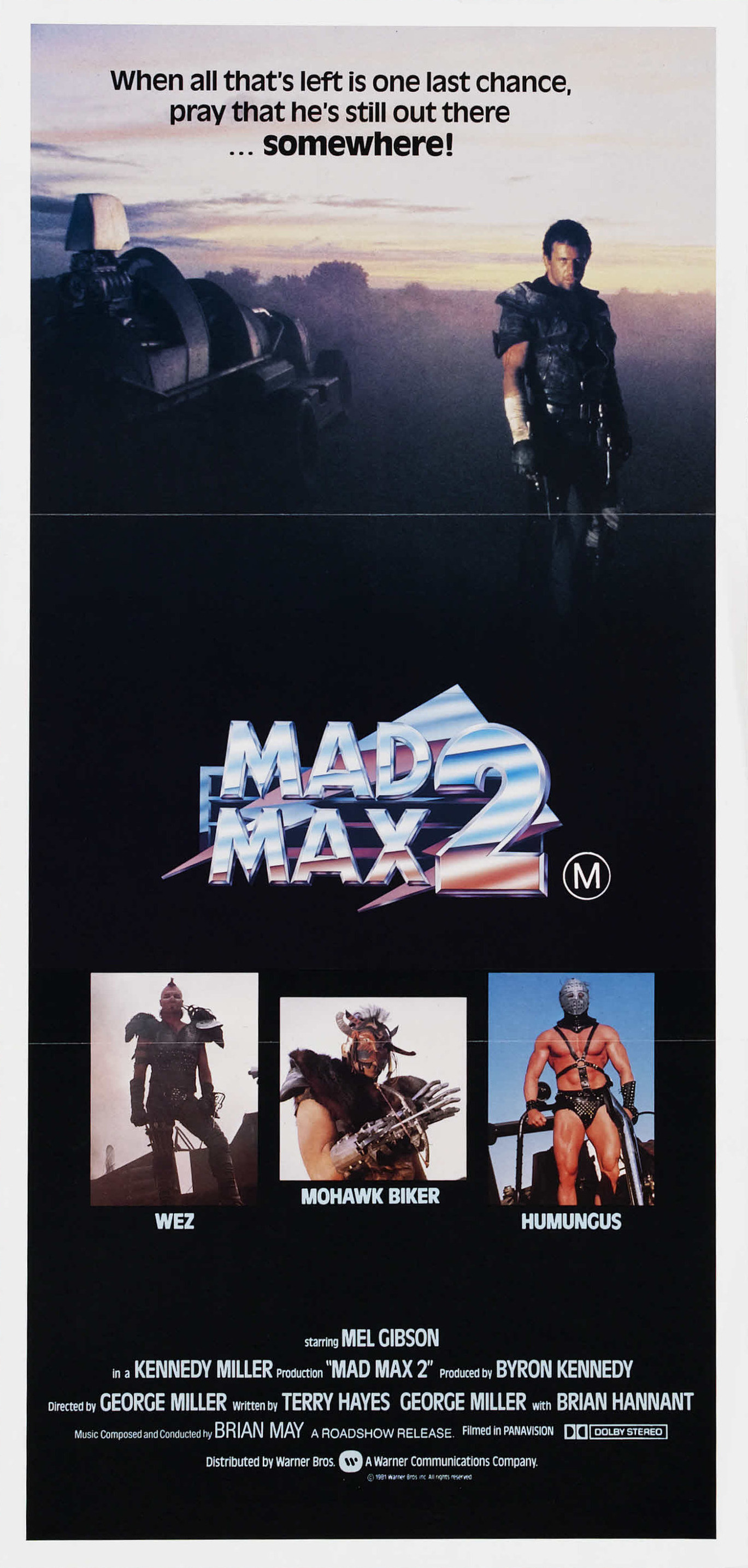 Mega Sized Movie Poster Image for Mad Max 2: The Road Warrior (#3 of 8)