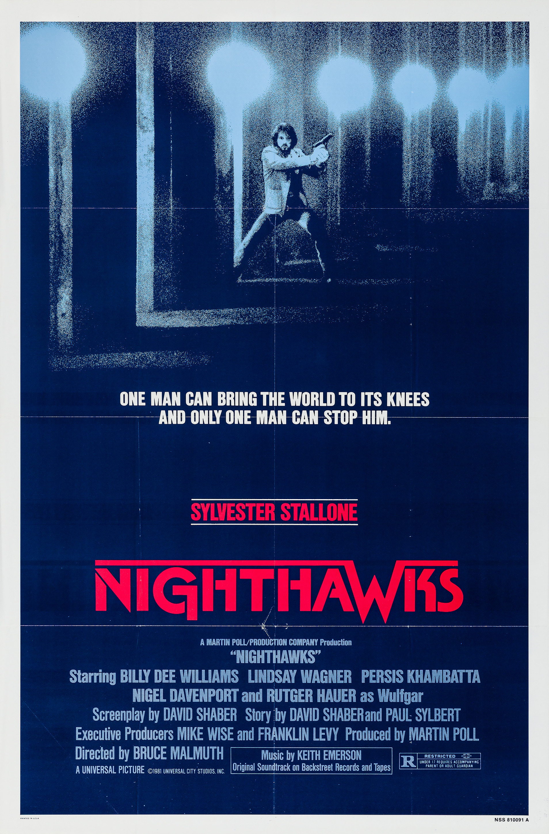 Mega Sized Movie Poster Image for Nighthawks (#1 of 5)