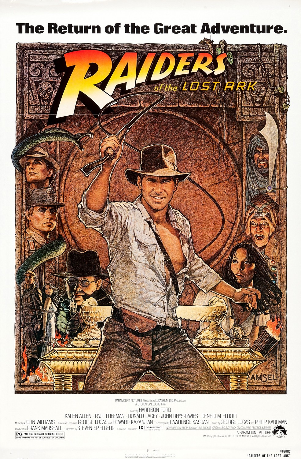 Extra Large Movie Poster Image for Raiders of the Lost Ark (#2 of 9)