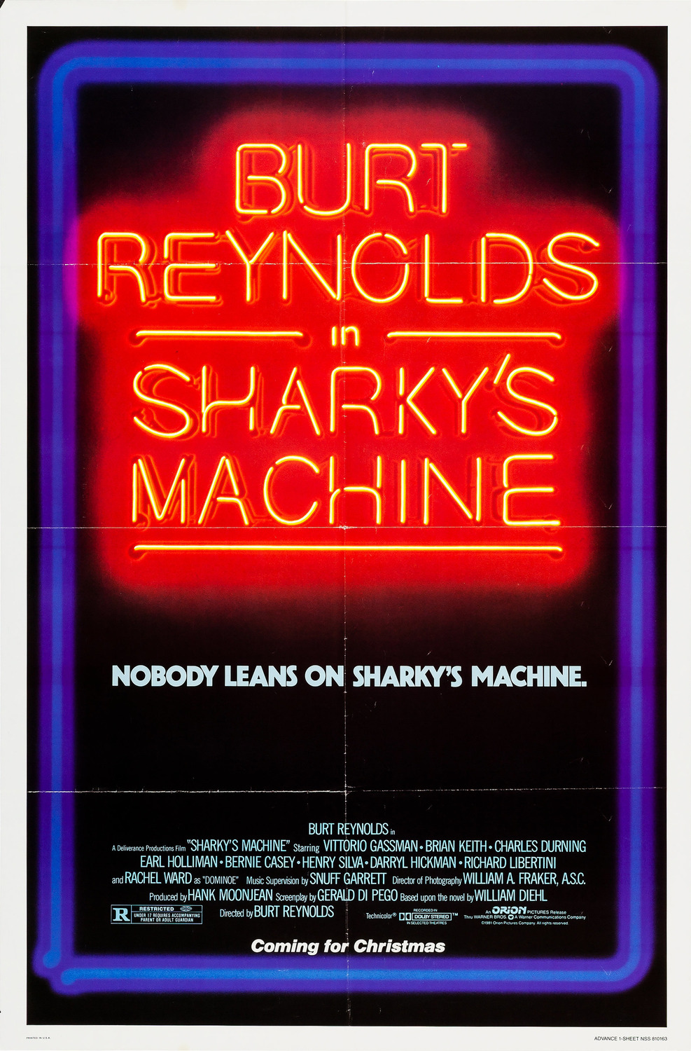 Extra Large Movie Poster Image for Sharky's Machine (#1 of 3)