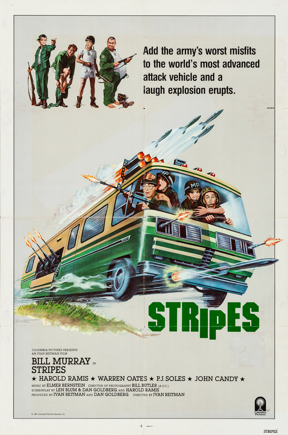 Extra Large Movie Poster Image for Stripes (#3 of 3)