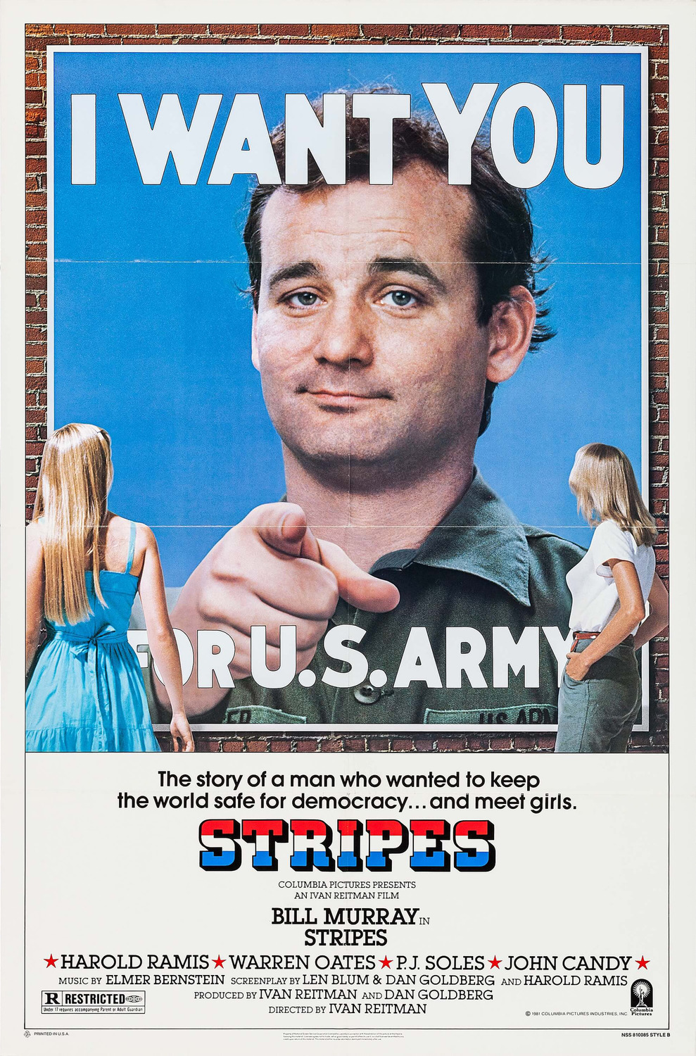 Extra Large Movie Poster Image for Stripes (#1 of 3)