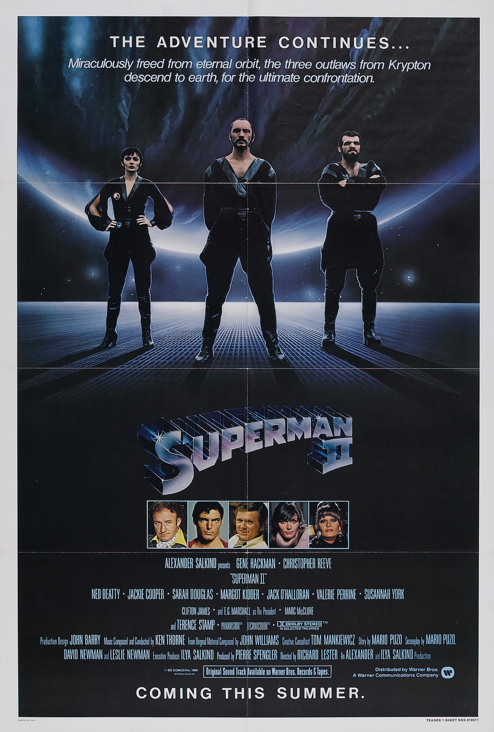 Mega Sized Movie Poster Image for Superman II (#3 of 6)