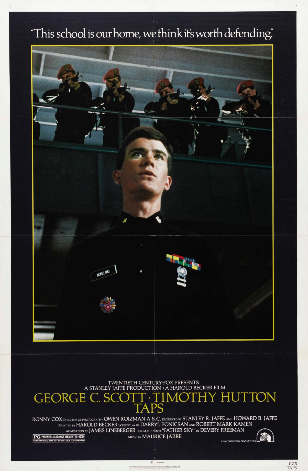 Extra Large Movie Poster Image for Taps (#1 of 2)