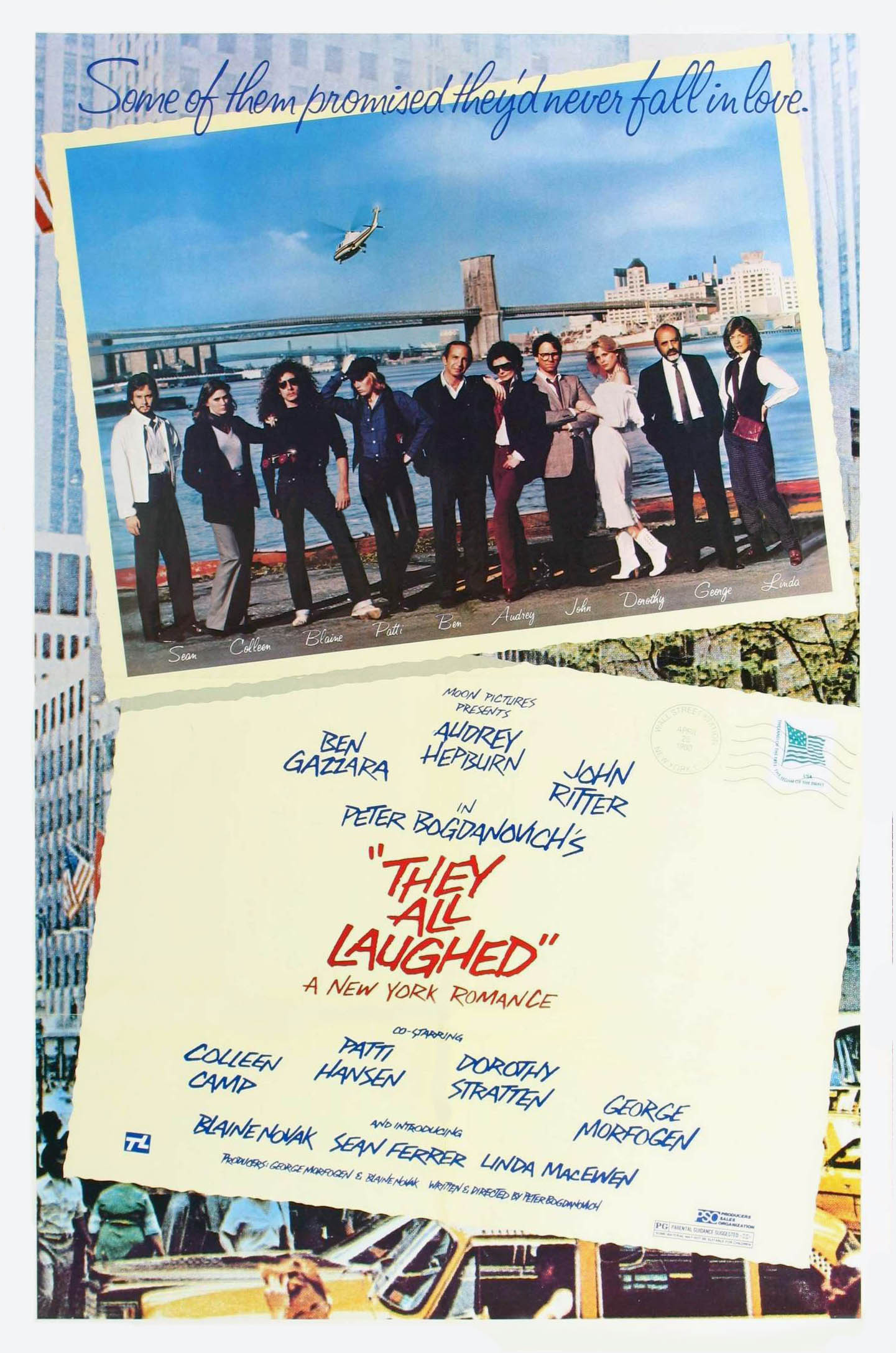 Mega Sized Movie Poster Image for They All Laughed (#3 of 3)