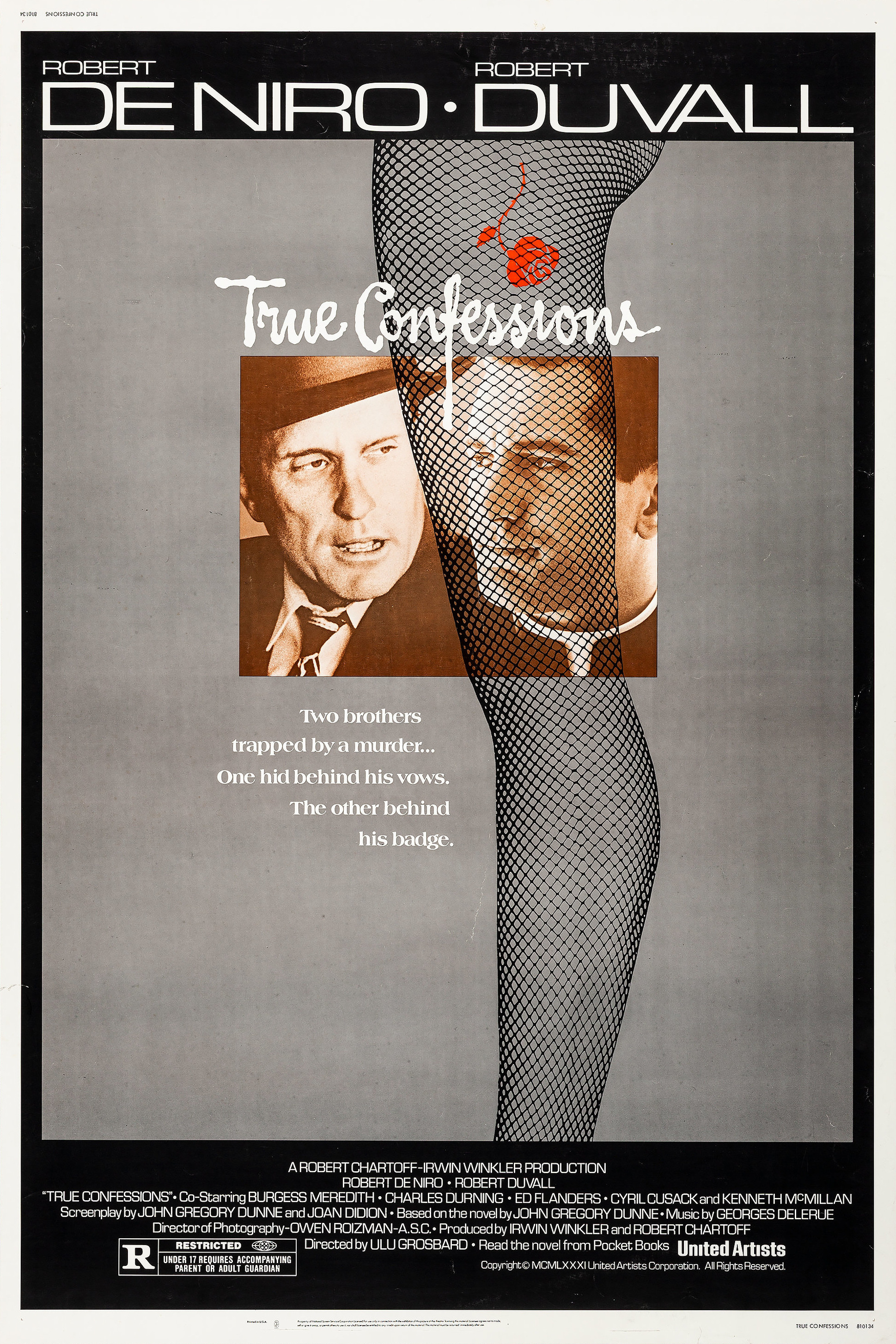 Mega Sized Movie Poster Image for True Confessions (#1 of 3)