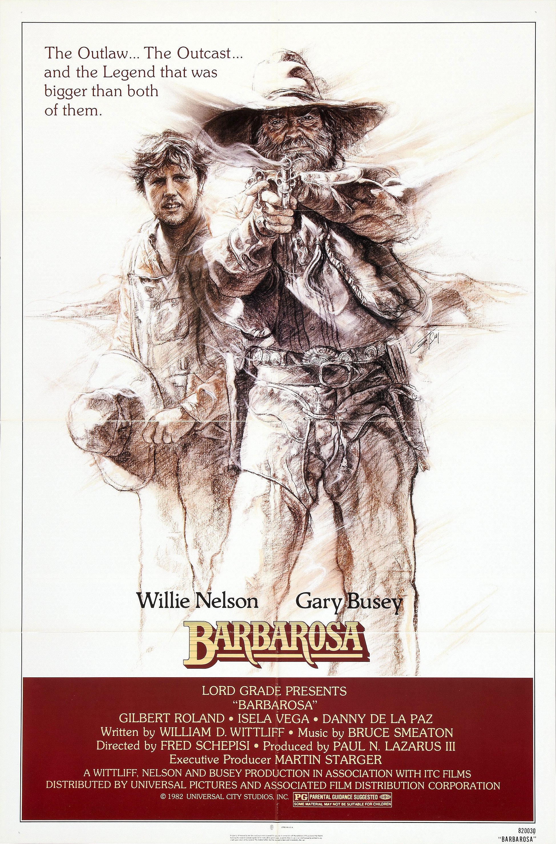 Mega Sized Movie Poster Image for Barbarosa 