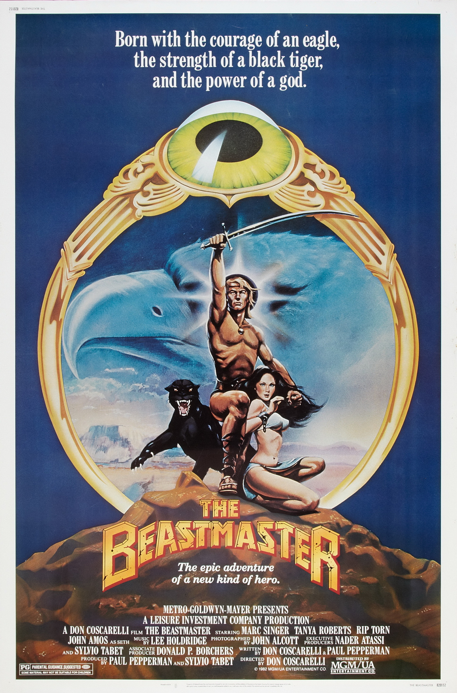 Mega Sized Movie Poster Image for The Beastmaster 