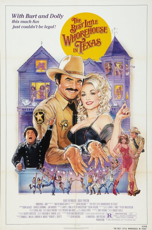 The Best Little Whorehouse in Texas Movie Poster