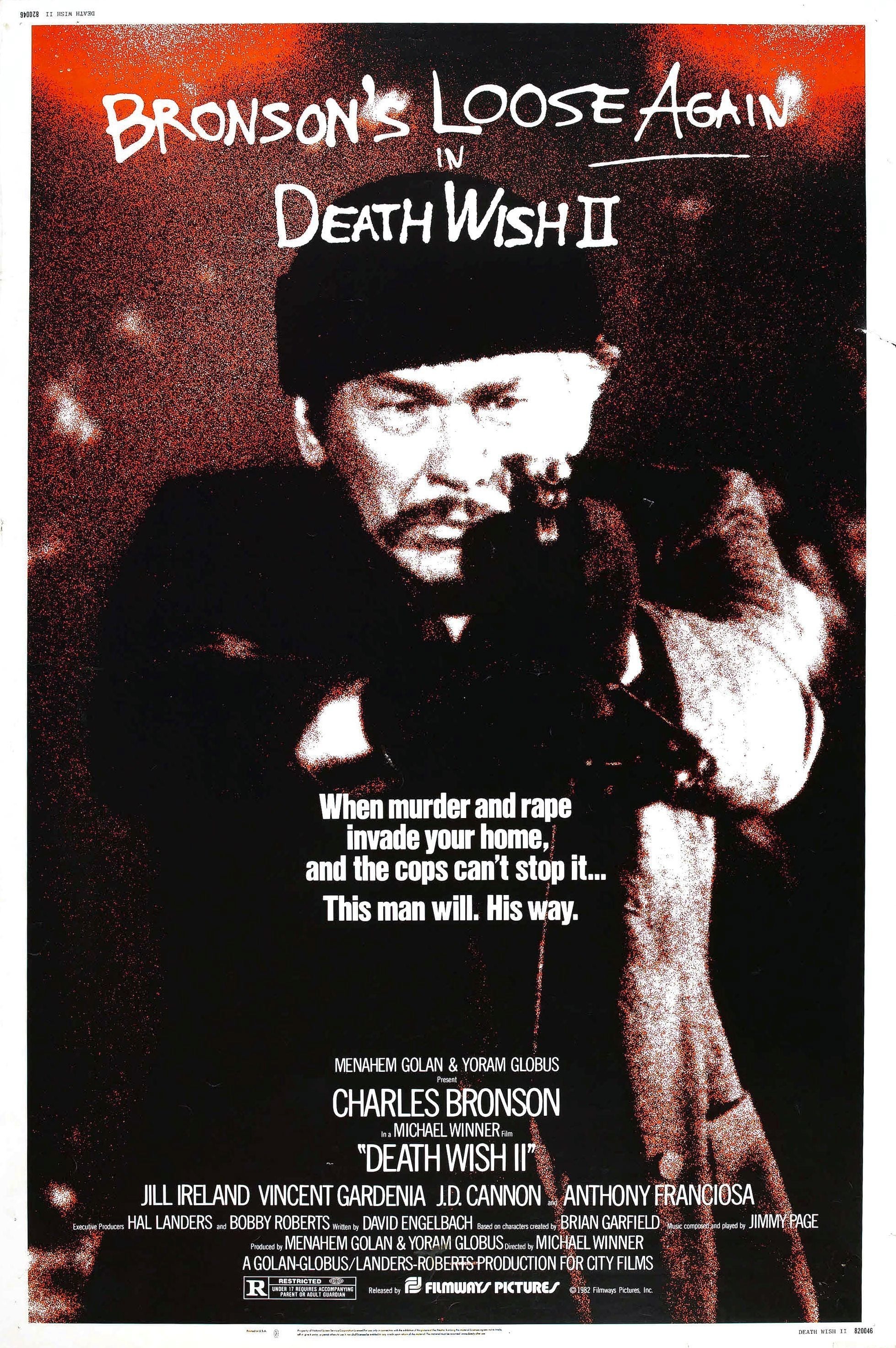 Mega Sized Movie Poster Image for Death Wish II (#1 of 2)