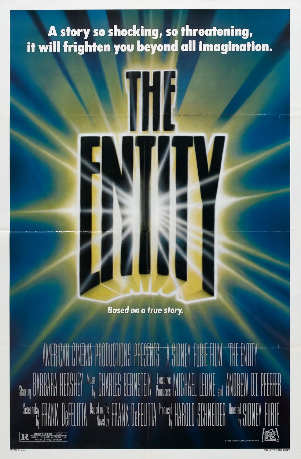 Extra Large Movie Poster Image for The Entity (#1 of 2)