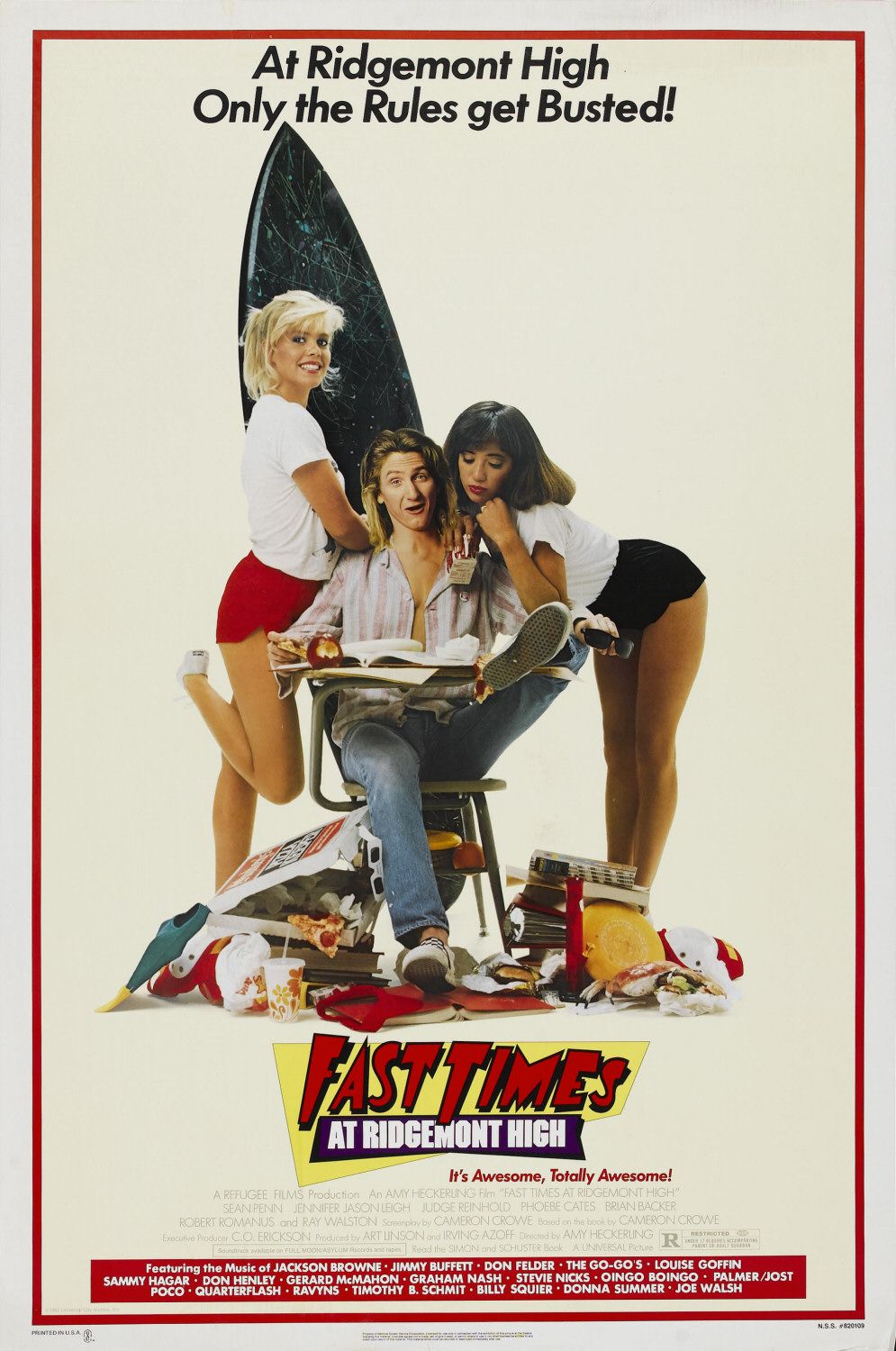 Extra Large Movie Poster Image for Fast Times at Ridgemont High (#1 of 4)