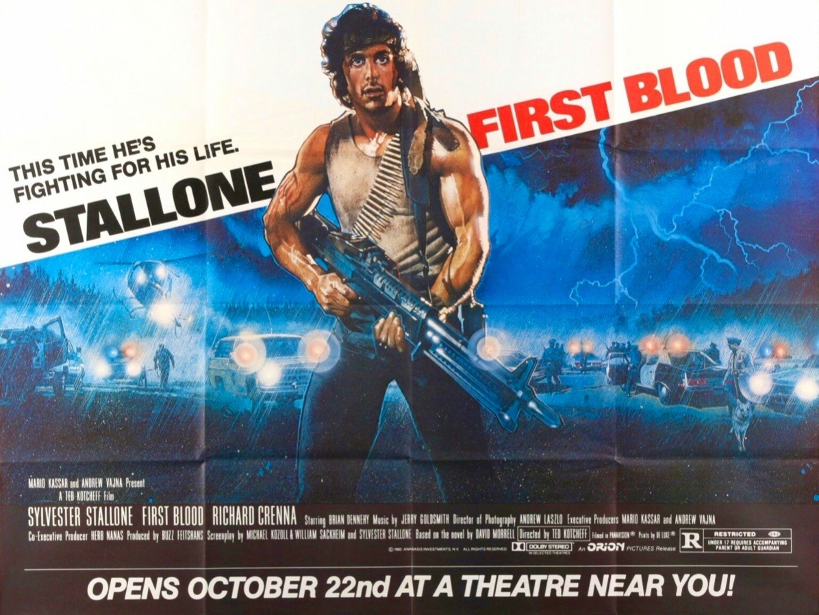 Extra Large Movie Poster Image for First Blood (#6 of 6)
