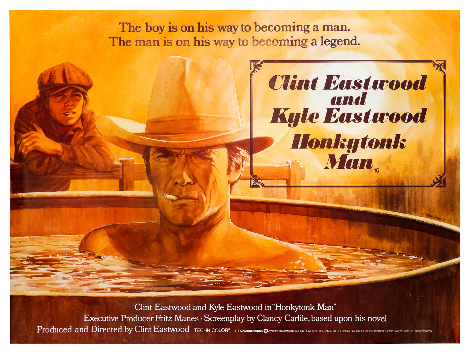 Extra Large Movie Poster Image for Honkytonk Man (#2 of 2)