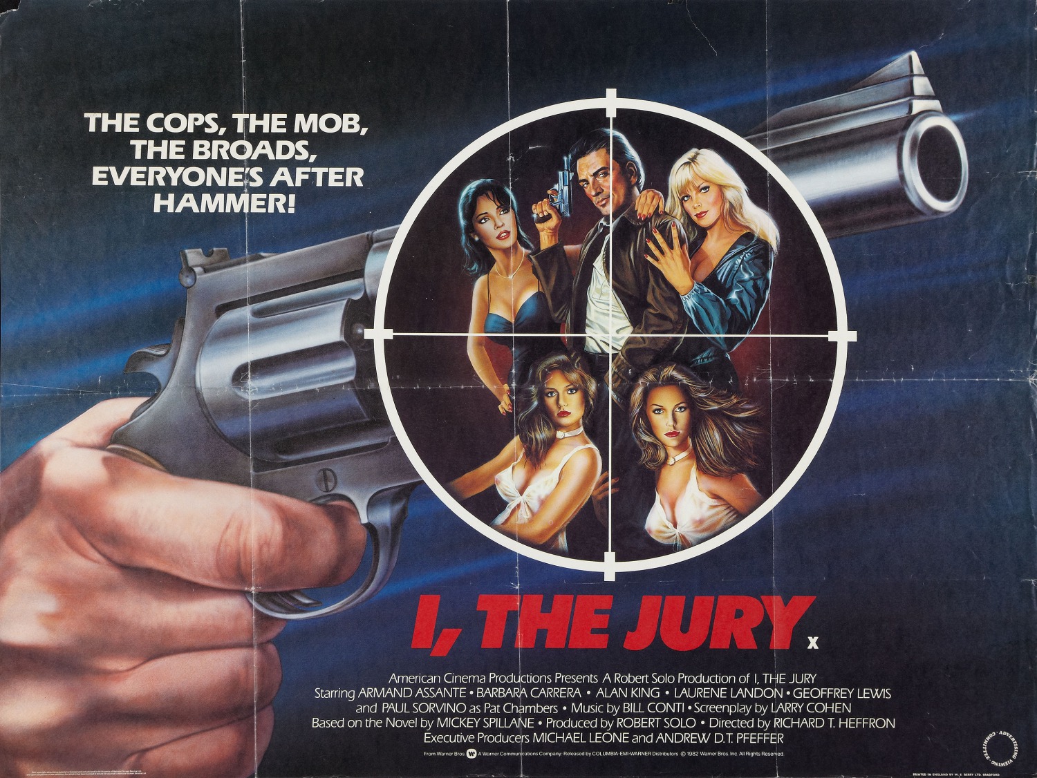 Extra Large Movie Poster Image for I, the Jury (#2 of 2)
