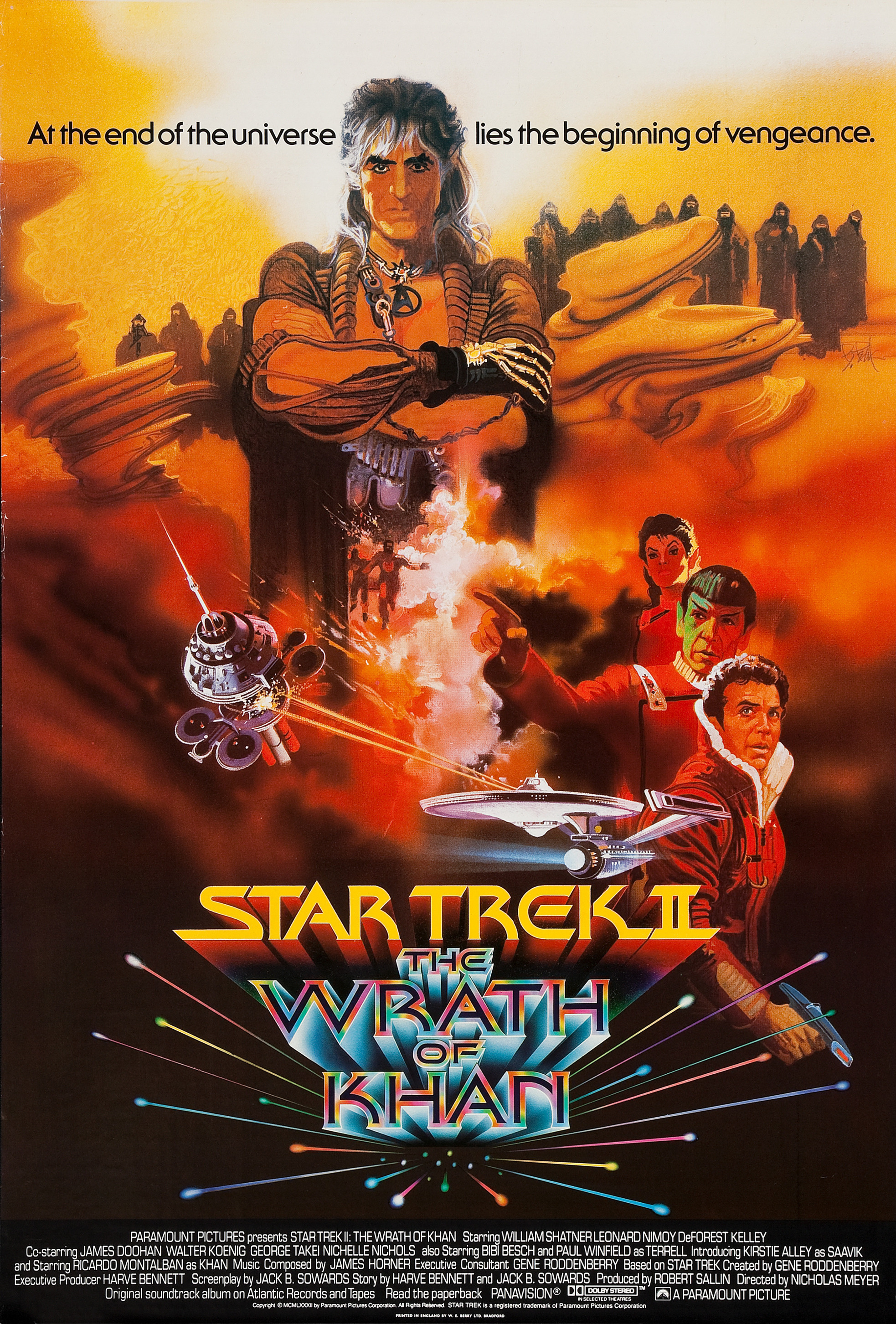Mega Sized Movie Poster Image for Star Trek II: The Wrath of Khan (#2 of 2)