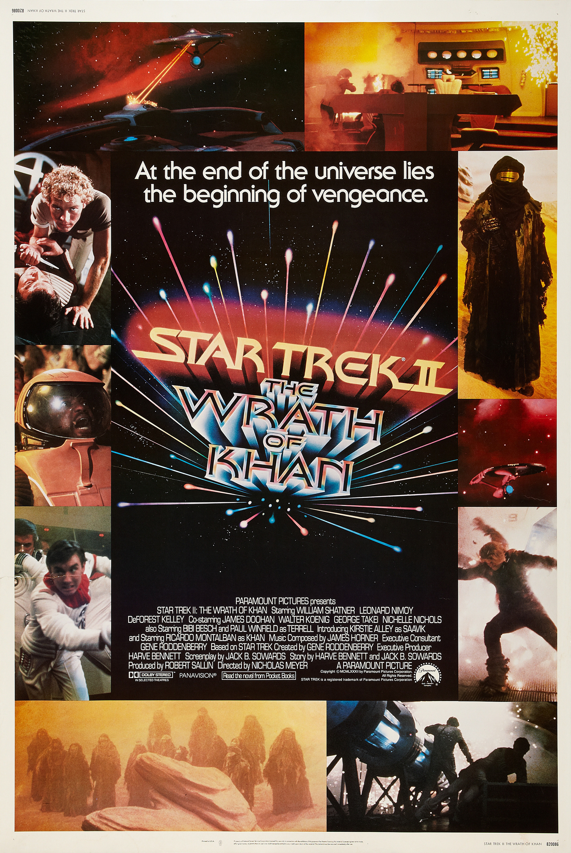 Mega Sized Movie Poster Image for Star Trek II: The Wrath of Khan (#1 of 2)