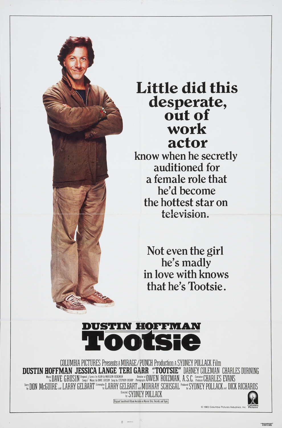 Extra Large Movie Poster Image for Tootsie (#3 of 3)
