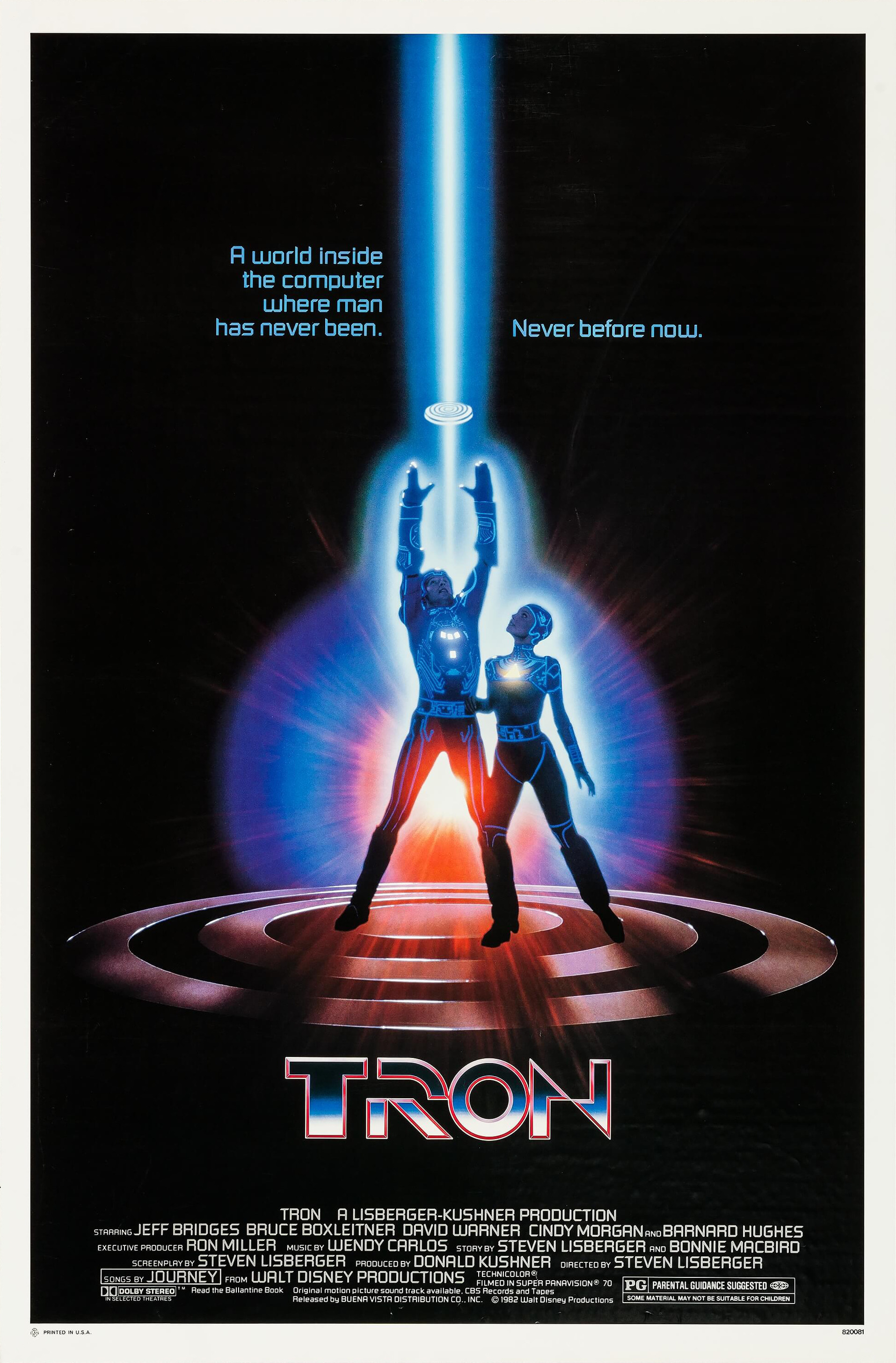 Mega Sized Movie Poster Image for Tron (#1 of 5)