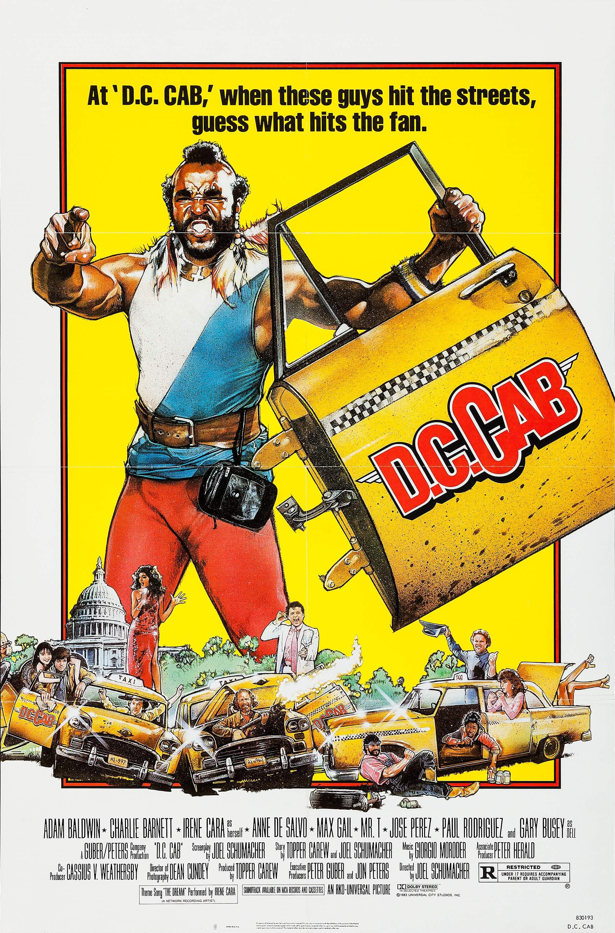 Mega Sized Movie Poster Image for D.C. Cab 