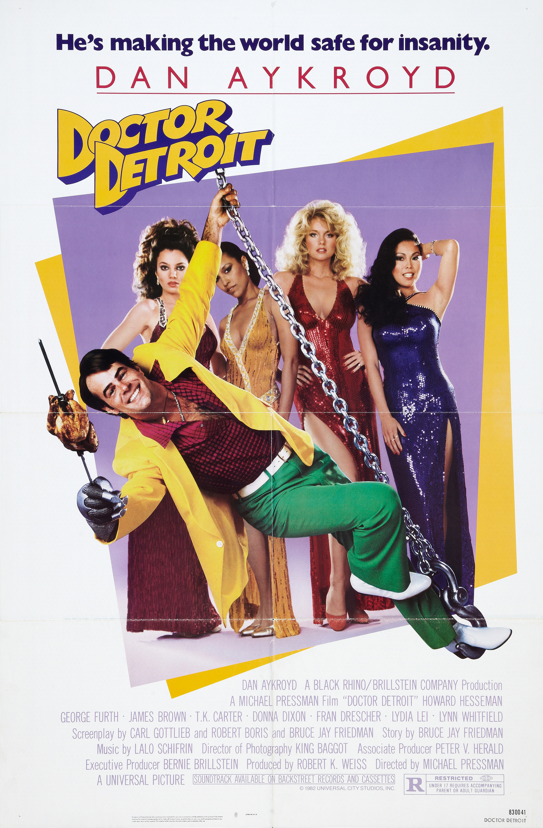 Mega Sized Movie Poster Image for Doctor Detroit 