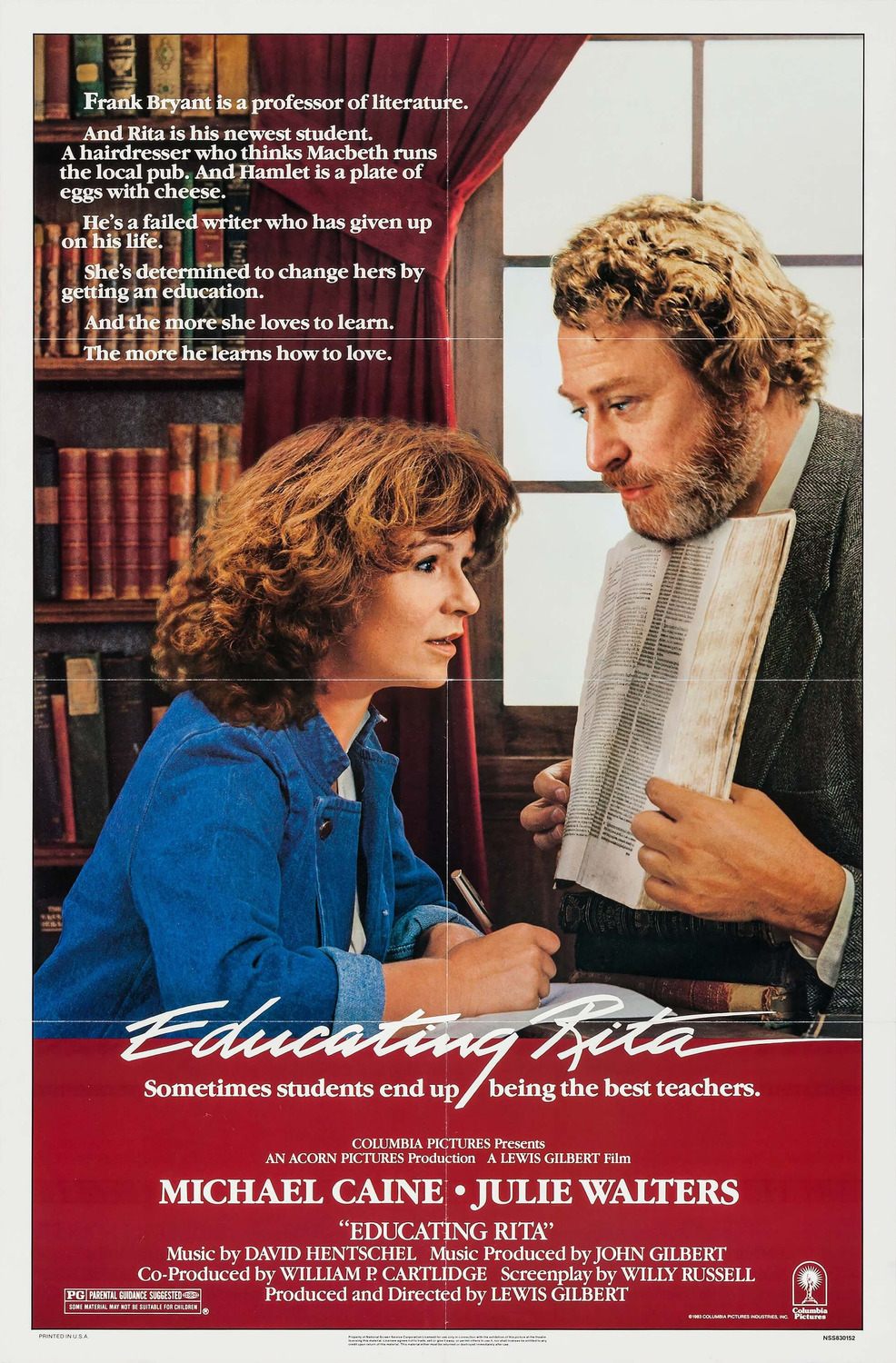 Extra Large Movie Poster Image for Educating Rita (#1 of 2)