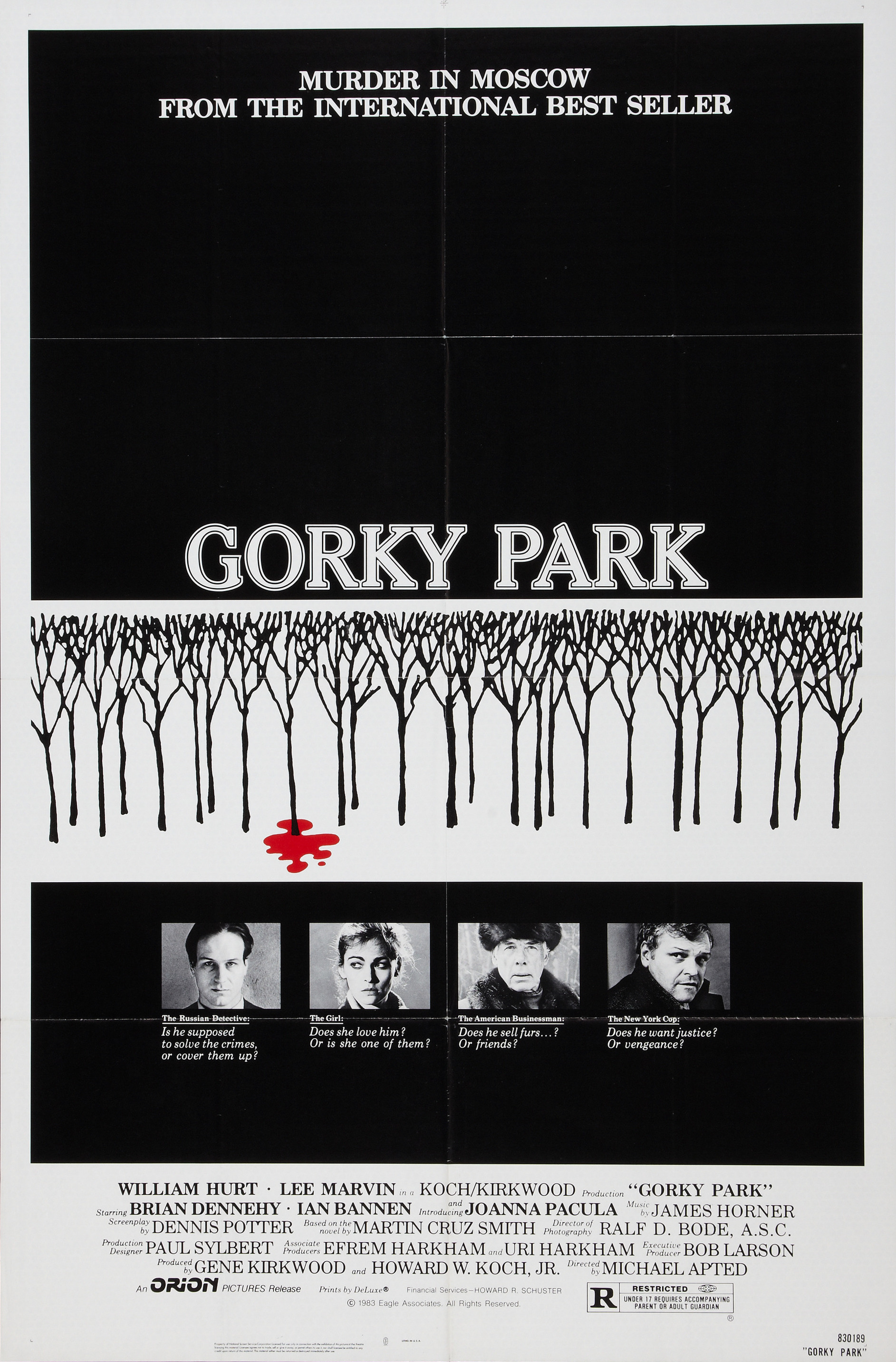 Mega Sized Movie Poster Image for Gorky Park (#2 of 3)