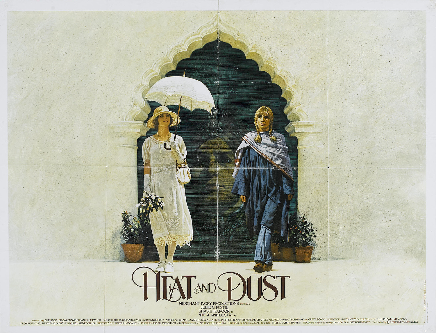 Extra Large Movie Poster Image for Heat and Dust (#3 of 3)