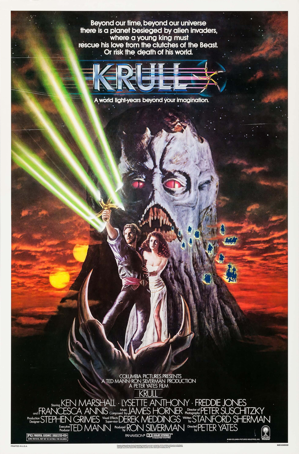 Extra Large Movie Poster Image for Krull (#2 of 5)