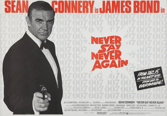 Never Say Never Again Movie Poster
