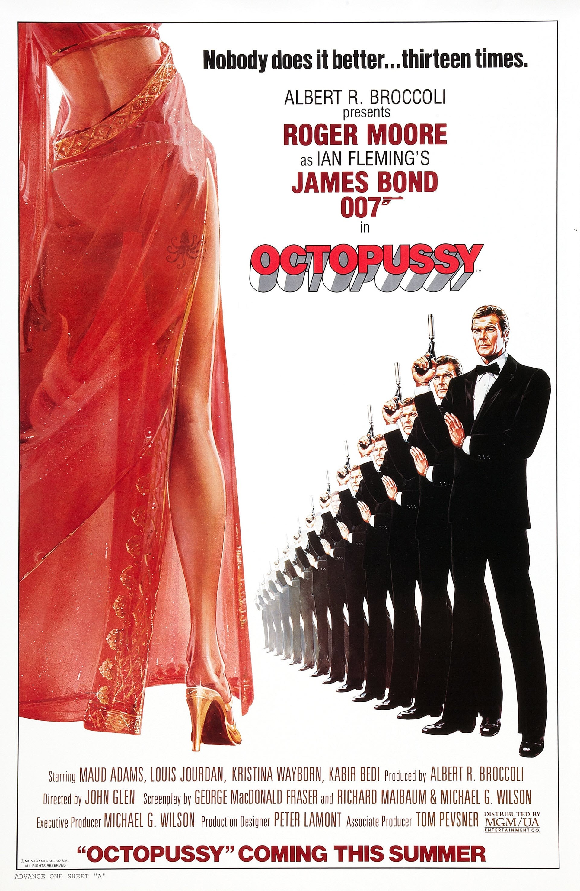Mega Sized Movie Poster Image for Octopussy (#1 of 5)