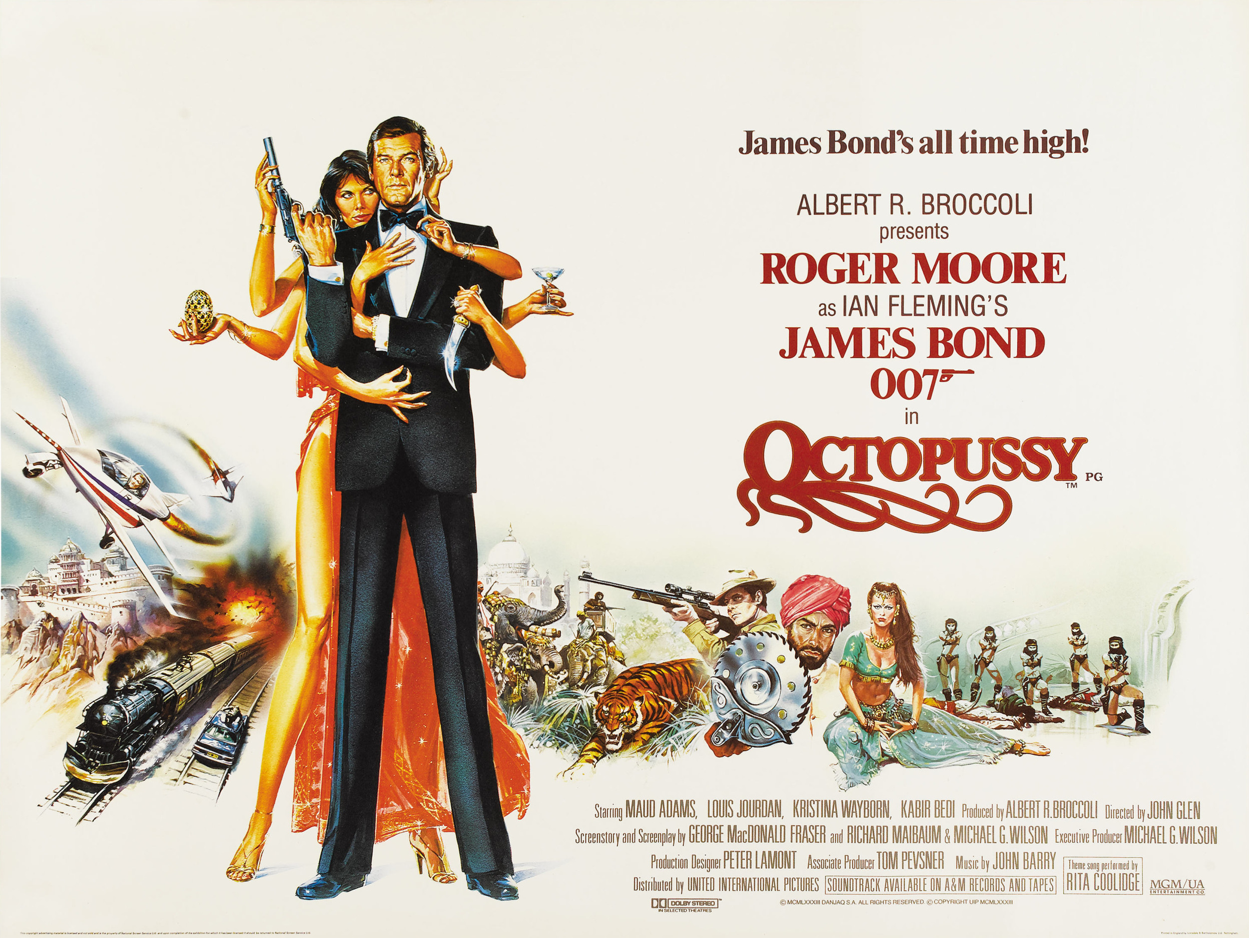 Mega Sized Movie Poster Image for Octopussy (#5 of 5)