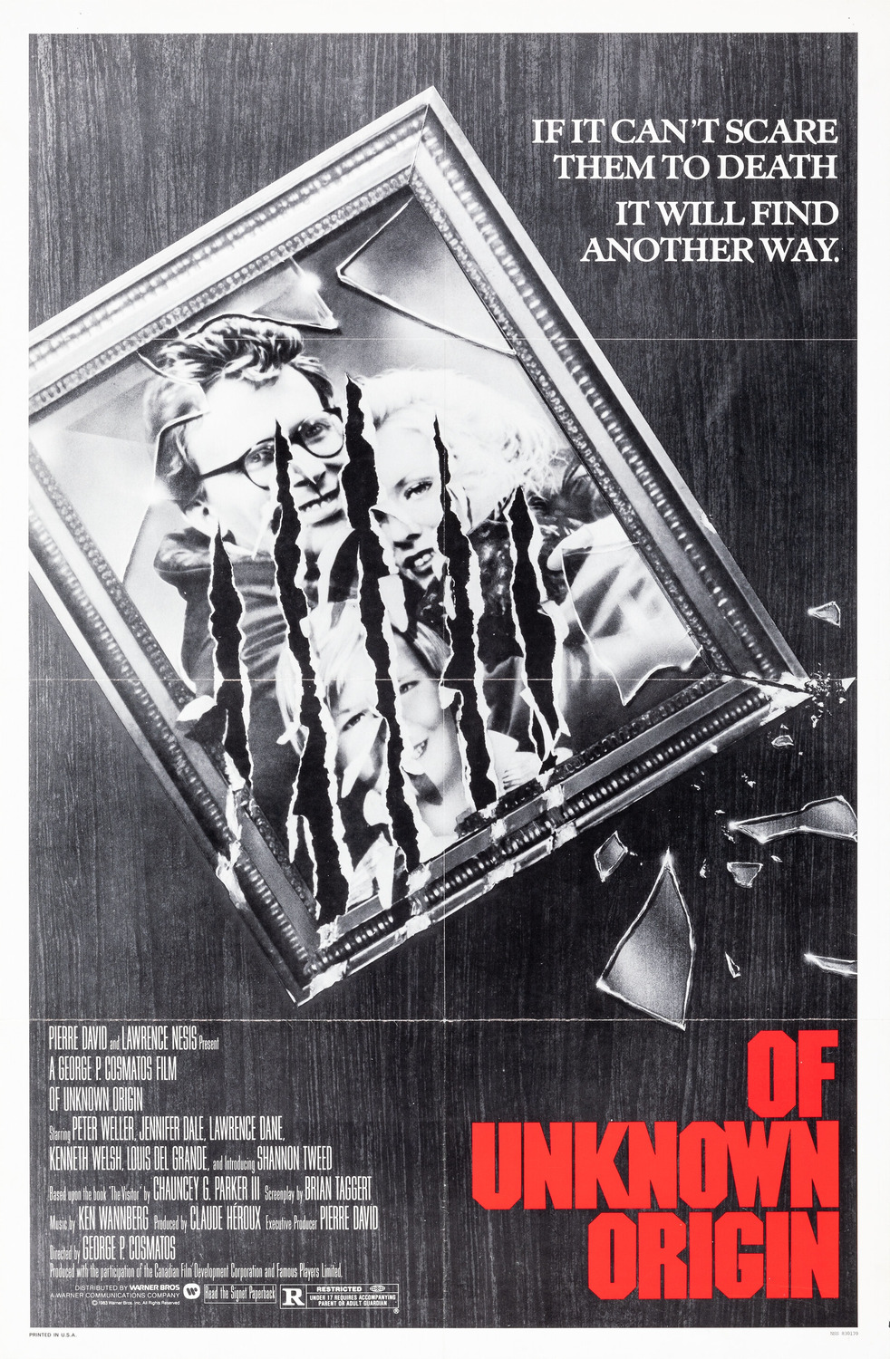 Extra Large Movie Poster Image for Of Unknown Origin 