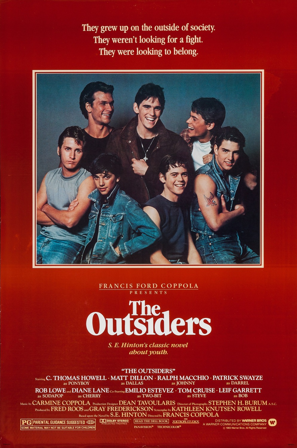 Extra Large Movie Poster Image for The Outsiders (#3 of 5)