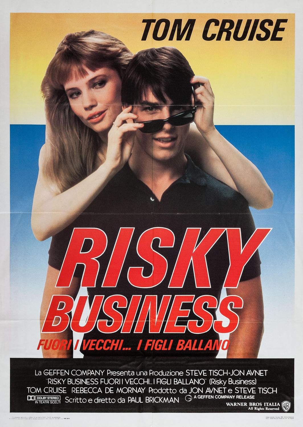 Extra Large Movie Poster Image for Risky Business (#3 of 3)