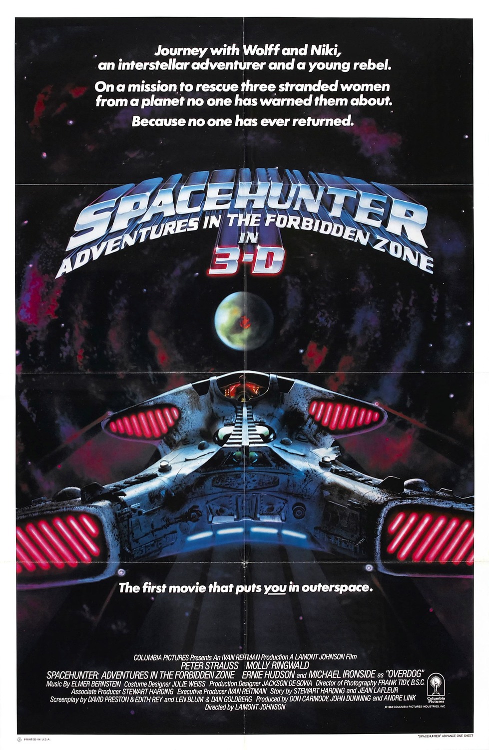 Extra Large Movie Poster Image for Spacehunter: Adventures in the Forbidden Zone (#1 of 2)