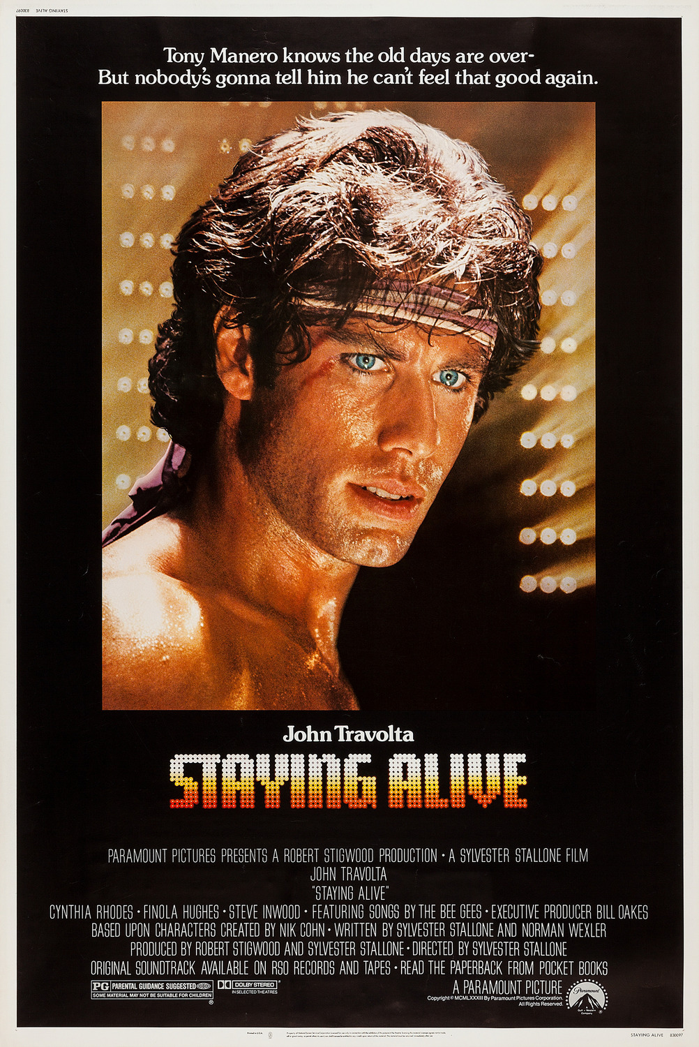 Extra Large Movie Poster Image for Staying Alive 