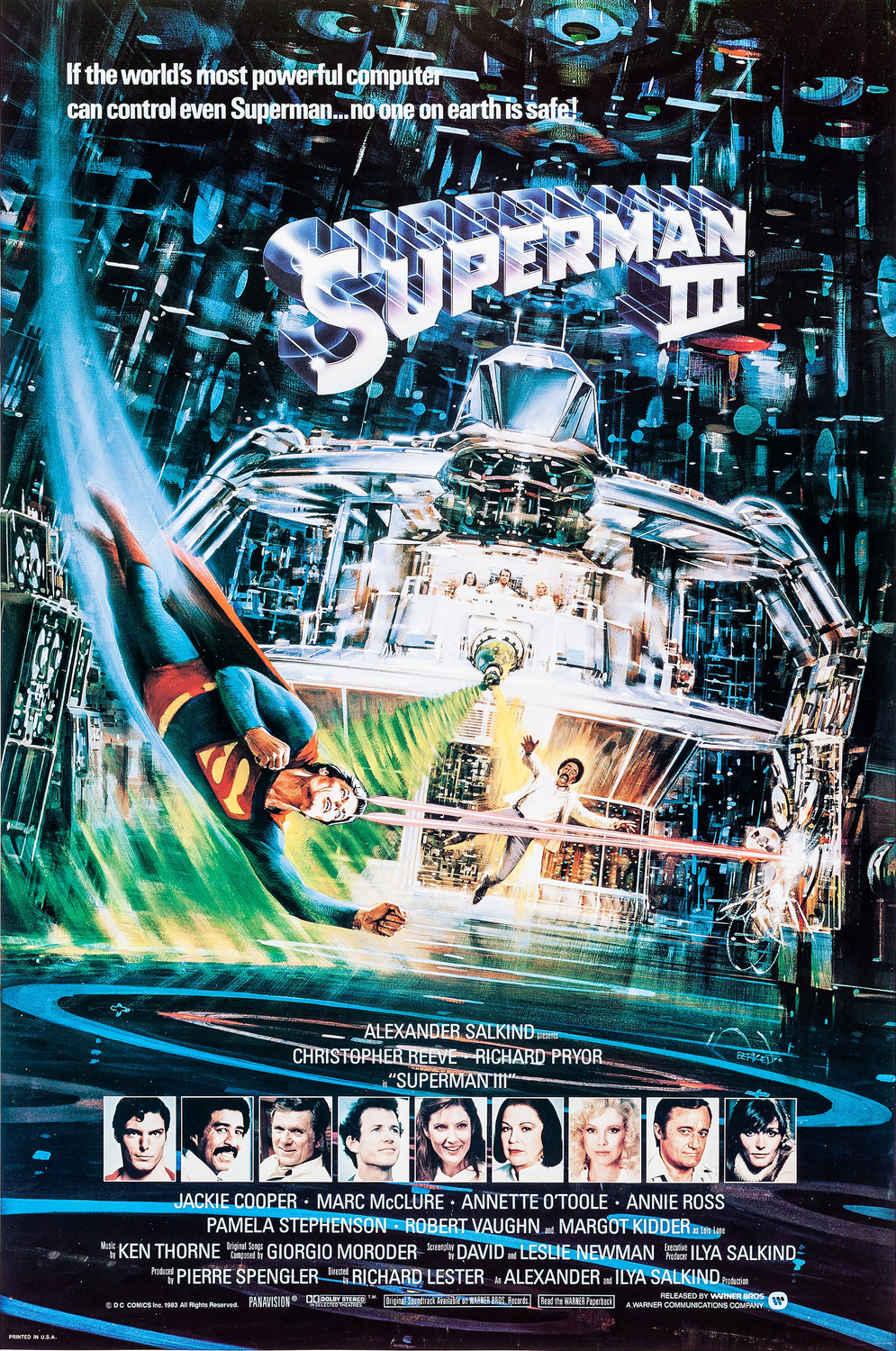 Extra Large Movie Poster Image for Superman III (#2 of 3)
