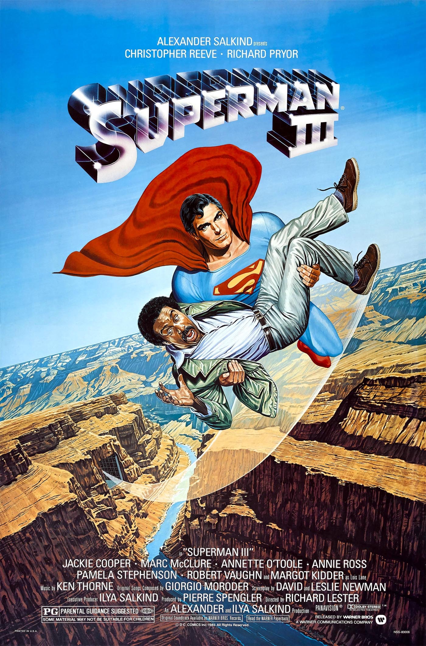Mega Sized Movie Poster Image for Superman III (#1 of 3)
