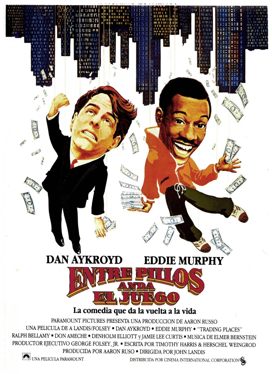 Extra Large Movie Poster Image for Trading Places (#4 of 4)