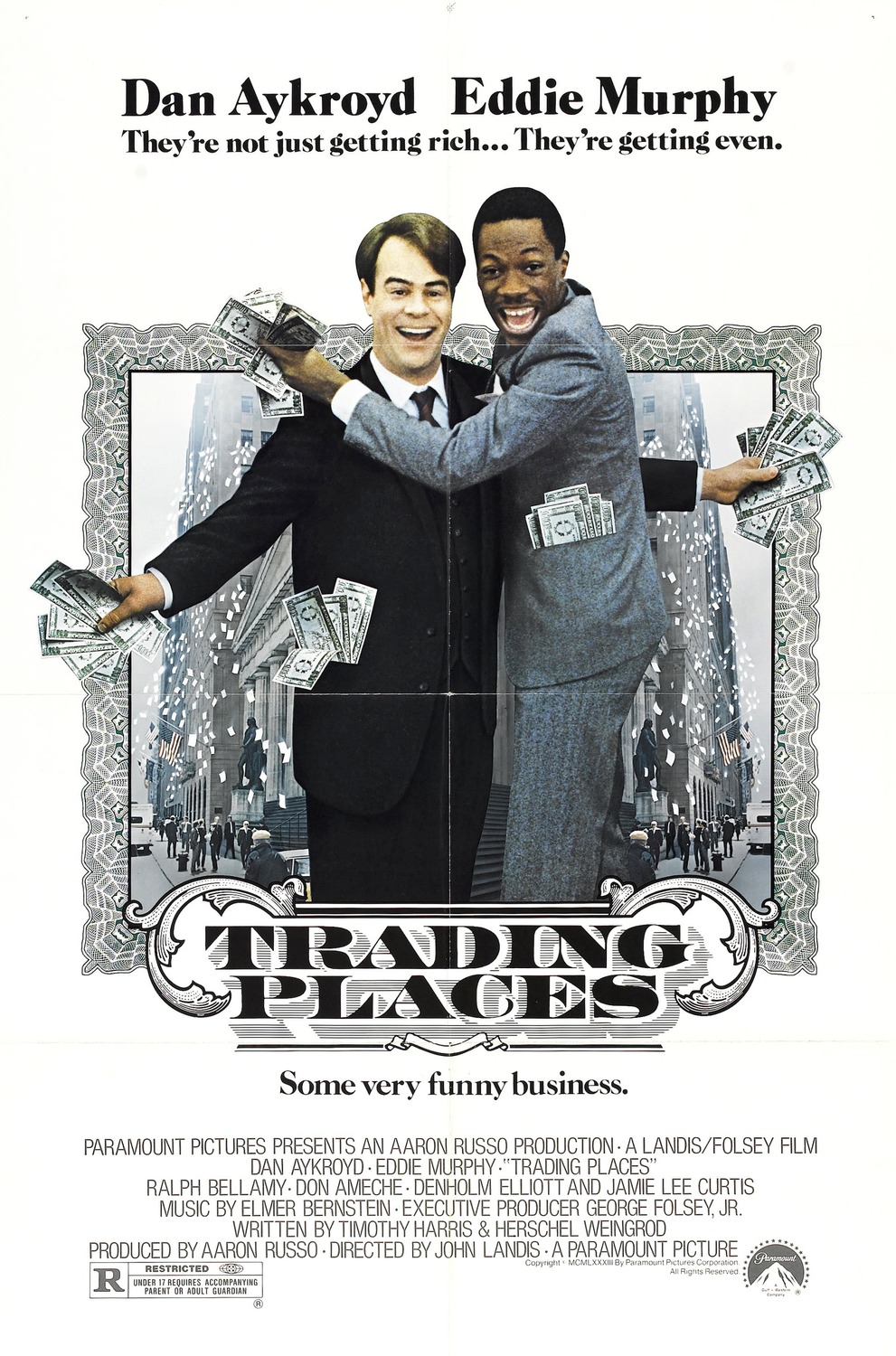 Extra Large Movie Poster Image for Trading Places (#1 of 4)