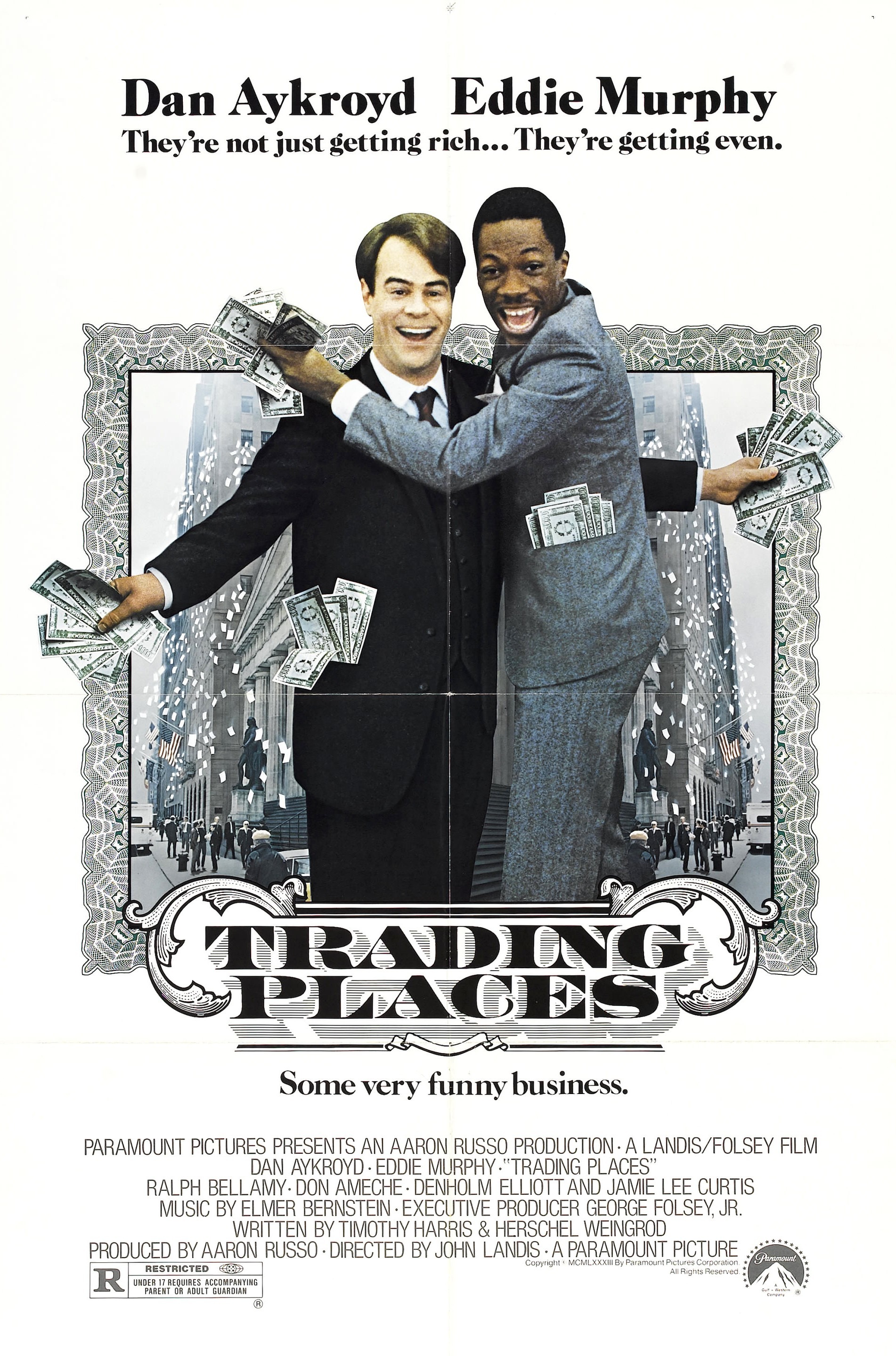 Mega Sized Movie Poster Image for Trading Places (#1 of 4)