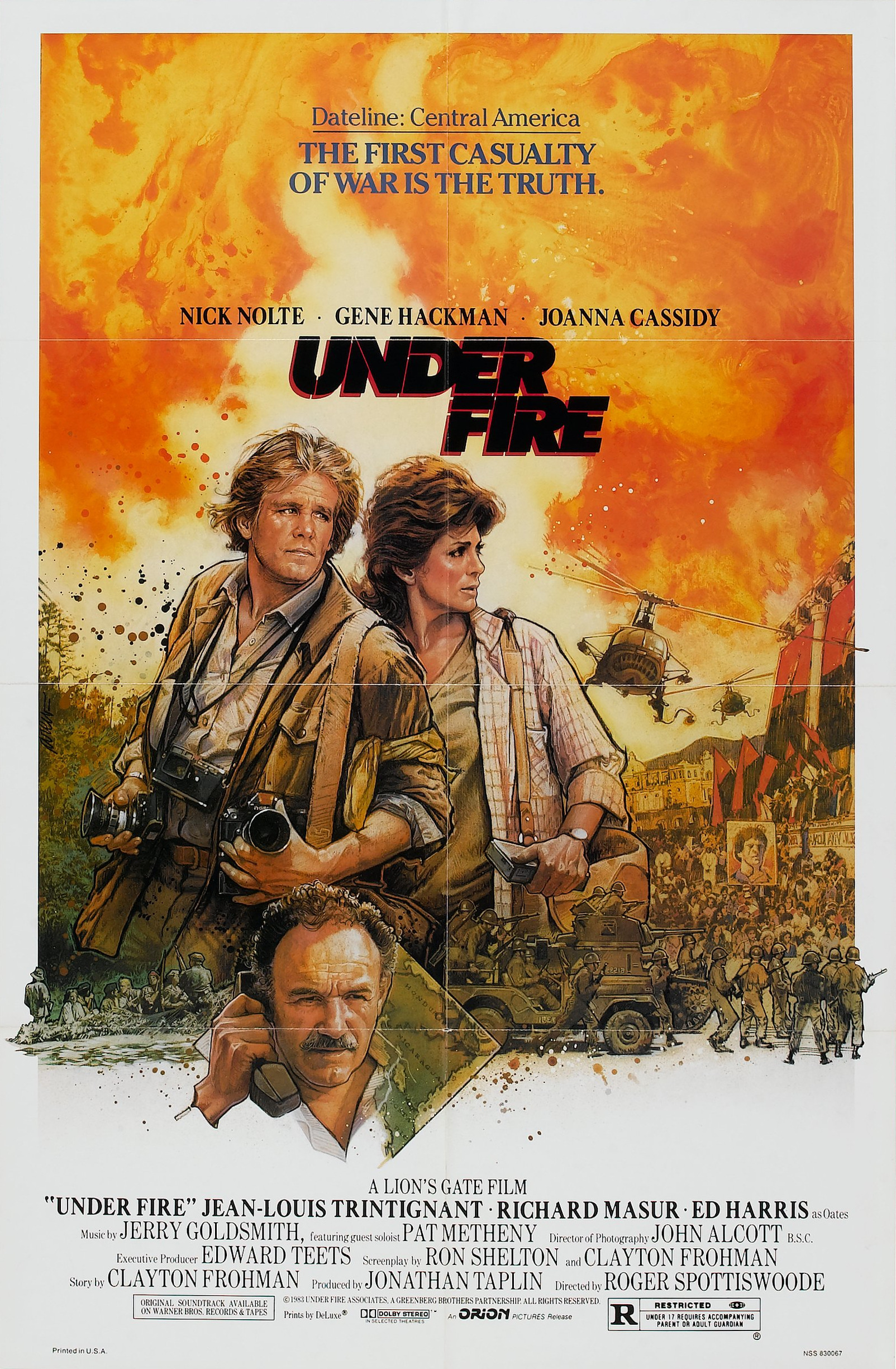 Mega Sized Movie Poster Image for Under Fire 